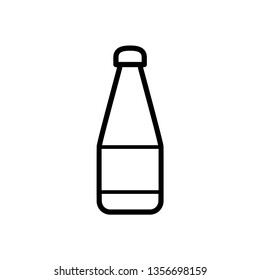 Bottle vector icon design illustration.