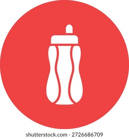 Ilustración de diseño de icono de Vector de botella