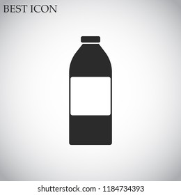 bottle vector icon eps10