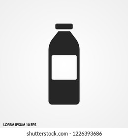 bottle vector icon eps10