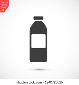 bottle vector icon eps10