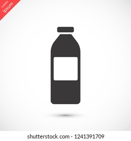 bottle vector icon eps10