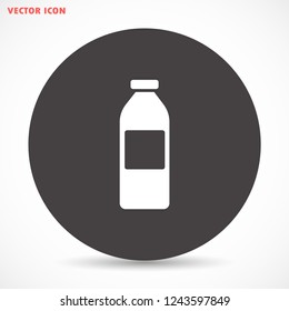bottle vector icon eps10