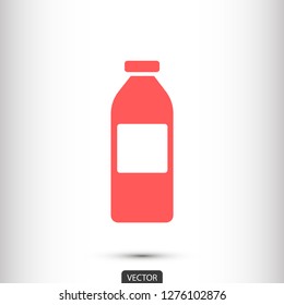 bottle vector icon eps10