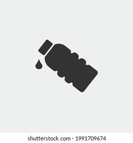 bottle vector icon illustration sign