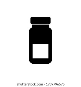 bottle vector icon isolated white