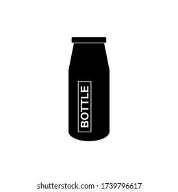 bottle vector icon isolated white