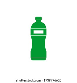 icono del vector del frasco aislado blanco