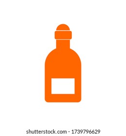bottle vector icon isolated white