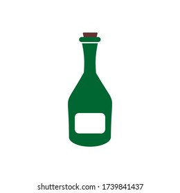 bottle vector icon isolated white