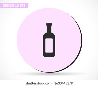 Bottle Vector icon . Lorem Ipsum Illustration design