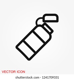 Bottle vector icon, for mobile and web design. Drink Bottle vector graphics