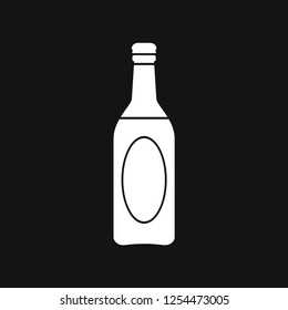 Bottle vector icon, for mobile and web design. Drink Bottle vector graphics