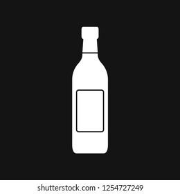 Bottle vector icon, for mobile and web design. Drink Bottle vector graphics