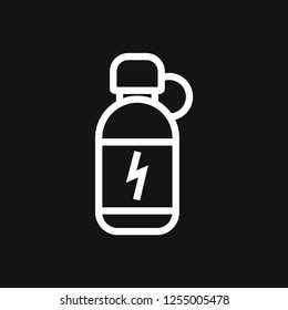 Bottle vector icon, for mobile and web design. Drink Bottle vector graphics