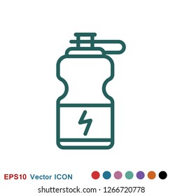Bottle vector icon, for mobile and web design. Drink Bottle vector graphics