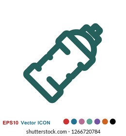 Bottle vector icon, for mobile and web design. Drink Bottle vector graphics