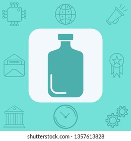 Bottle vector icon sign symbol