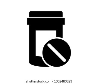 bottle vector icon template