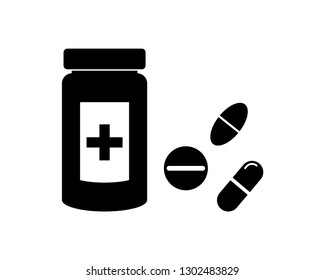 bottle vector icon template