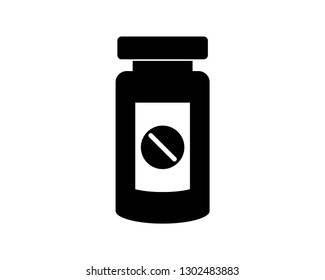 bottle vector icon template