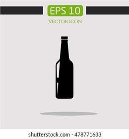 bottle vector icon.drink
