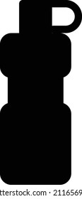 Bottle Vector illustration on a transparent background.Premium quality symmbols.Glyphs vector icon for concept and graphic design.