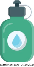 bottle Vector illustration on a transparent background.Premium quality symmbols.Vector line flat icon for concept and graphic design.
