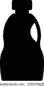 bottle   Vector illustration on a transparent background. Premium quality symmbols. Glyphs vector icons for concept and graphic design.