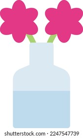 ilustración del vector del frasco en un fondo transparente. Símbolos de calidad superior. Iconos vectoriales de color de línea para el concepto y el diseño gráfico.