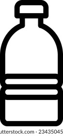 bottle Vector illustration on a transparent background.Premium quality symmbols.Stroke vector icon for concept and graphic design.