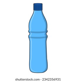 bottle vector illustration,isolated on white background,top view