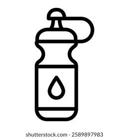 Bottle Vector Line Icon Design For Personal And Commercial Use