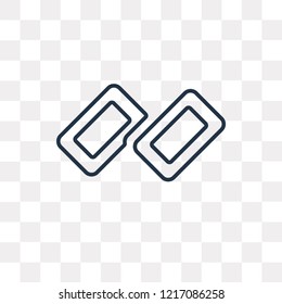 Bottle vector outline icon isolated on transparent background, high quality linear Bottle transparency concept can be used web and mobile