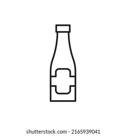 bottle vector for website symbol icon presentation