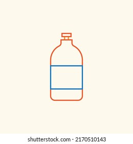 bottle vector for website symbol icon presentation