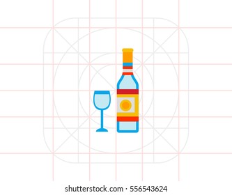 Bottle of Vodka Icon