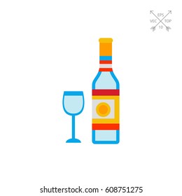 Bottle of Vodka Icon