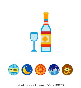 Bottle of Vodka Icon