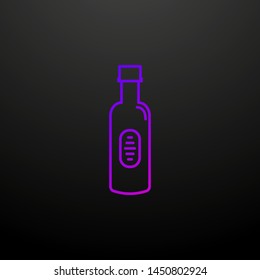Bottle of vodka nolan icon. Elements of alcohol drink set. Simple icon for websites, web design, mobile app, info graphics