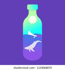 bottle of water