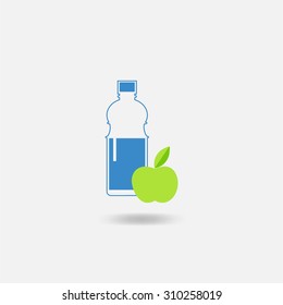 bottle of water