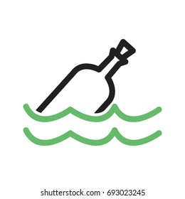 Bottle in Water