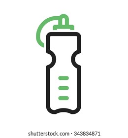Bottle, water, drink icon vector image. Can also be used for fitness and sports. Suitable for web apps, mobile apps and print media.