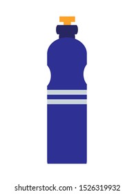 bottle water gym accessory vector illustration design