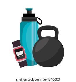 bottle water gym icon