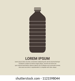 Bottle of water icon