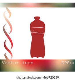 Bottle of water icon