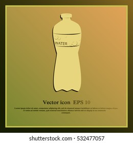Bottle of water icon