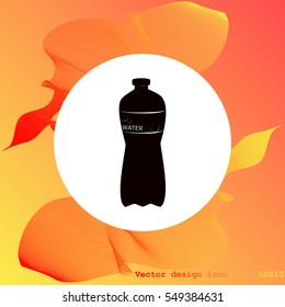 Bottle of water icon
